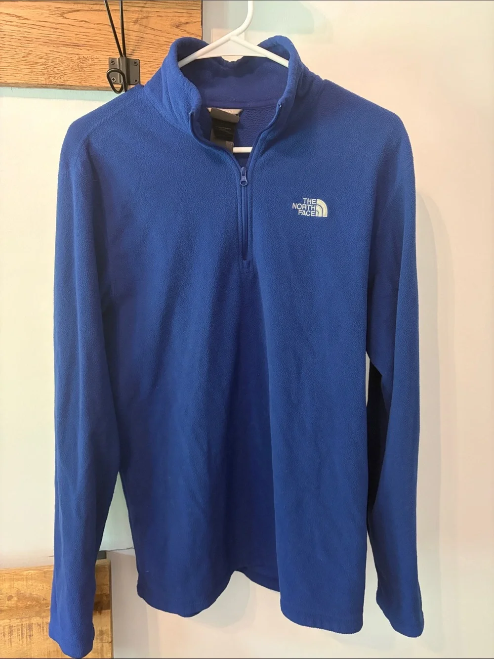 The North Face Men’s Blue Half-Zip Fleece Pullover